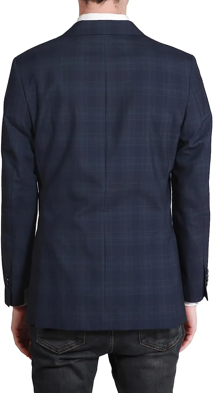 Adam Baker Men's Single Breasted Classic Fit 100% Luxury Lamb's Wool Blazer/Sport Coat - CLEARANCE - FINAL SALE