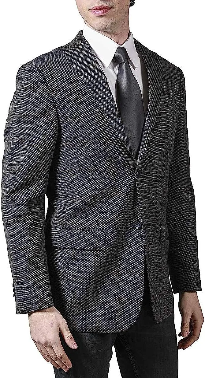 Adam Baker Men's Single Breasted Classic Fit 100% Luxury Lamb's Wool Blazer/Sport Coat - CLEARANCE - FINAL SALE