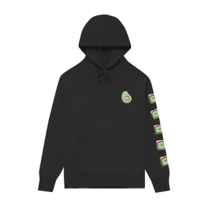 Avocado Bean Black Hoodie