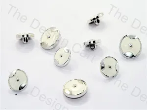 Axe Design Silver White Suit Buttons