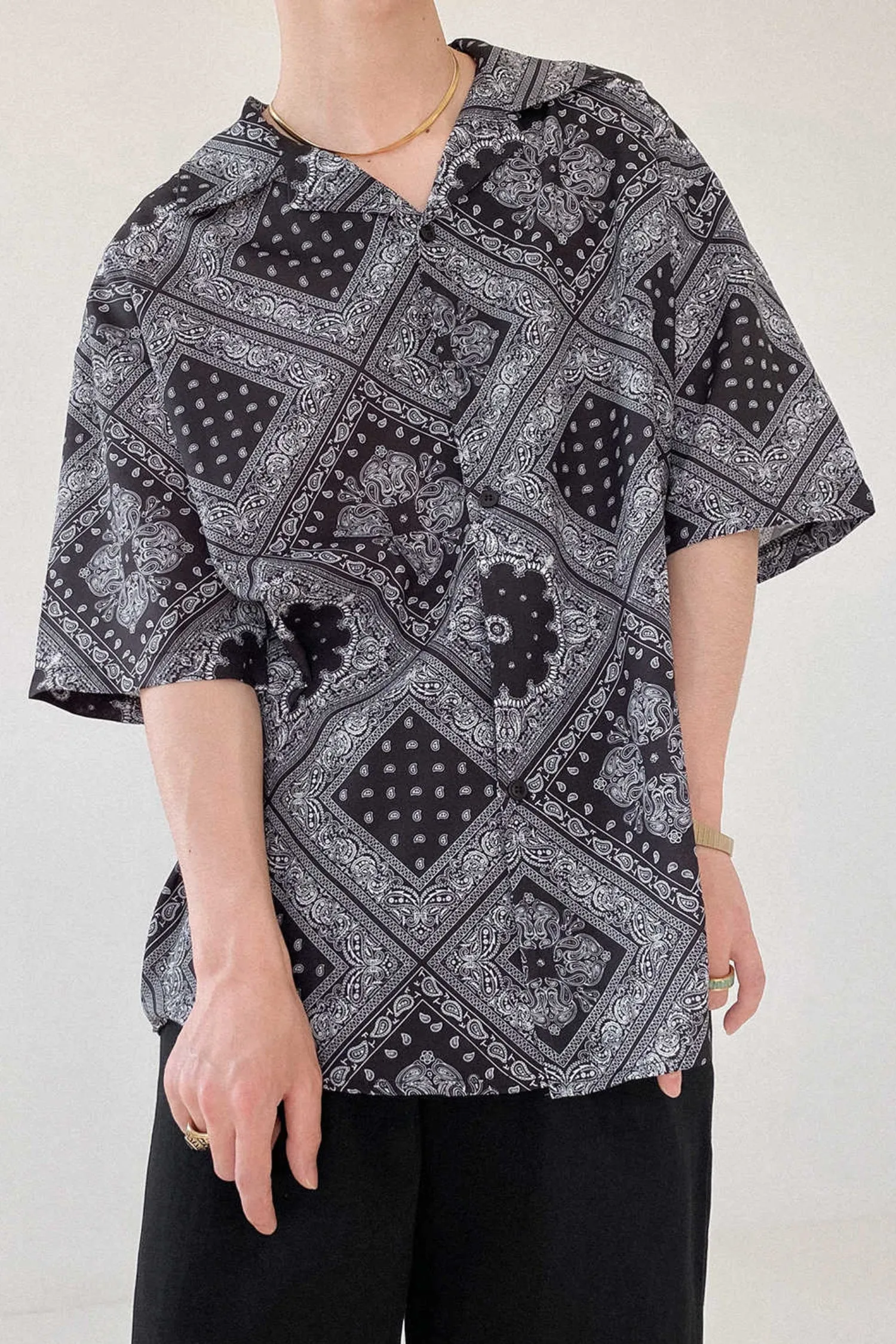 Bandana print Short-sleeved shirt