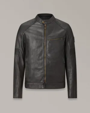 BELSTAFF VANGUARD LEATHER MOTORCYCLE JACKET