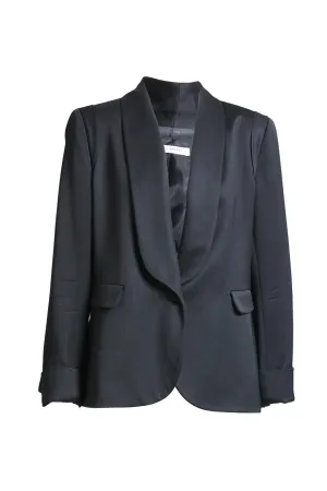 Black Tailored Tuxedo Blazer