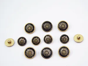 Blue Designer Acrylic Suit Buttons