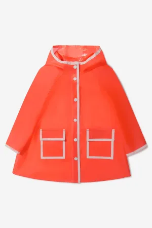 Bonpoint Girls Transparent Hooded Parka