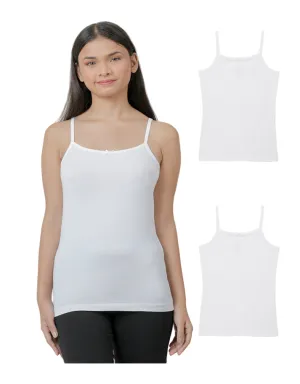 Cami Vests - White Combo Pack of 2