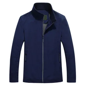 Casual Mesh Liner Solid Breathable Jackets