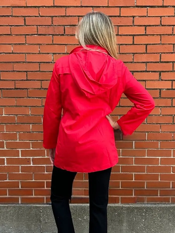 Casual Short Raincoat - Multiple Colors