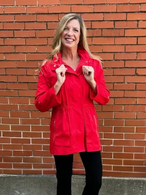 Casual Short Raincoat - Multiple Colors