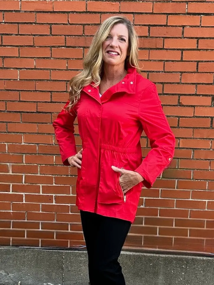 Casual Short Raincoat - Multiple Colors