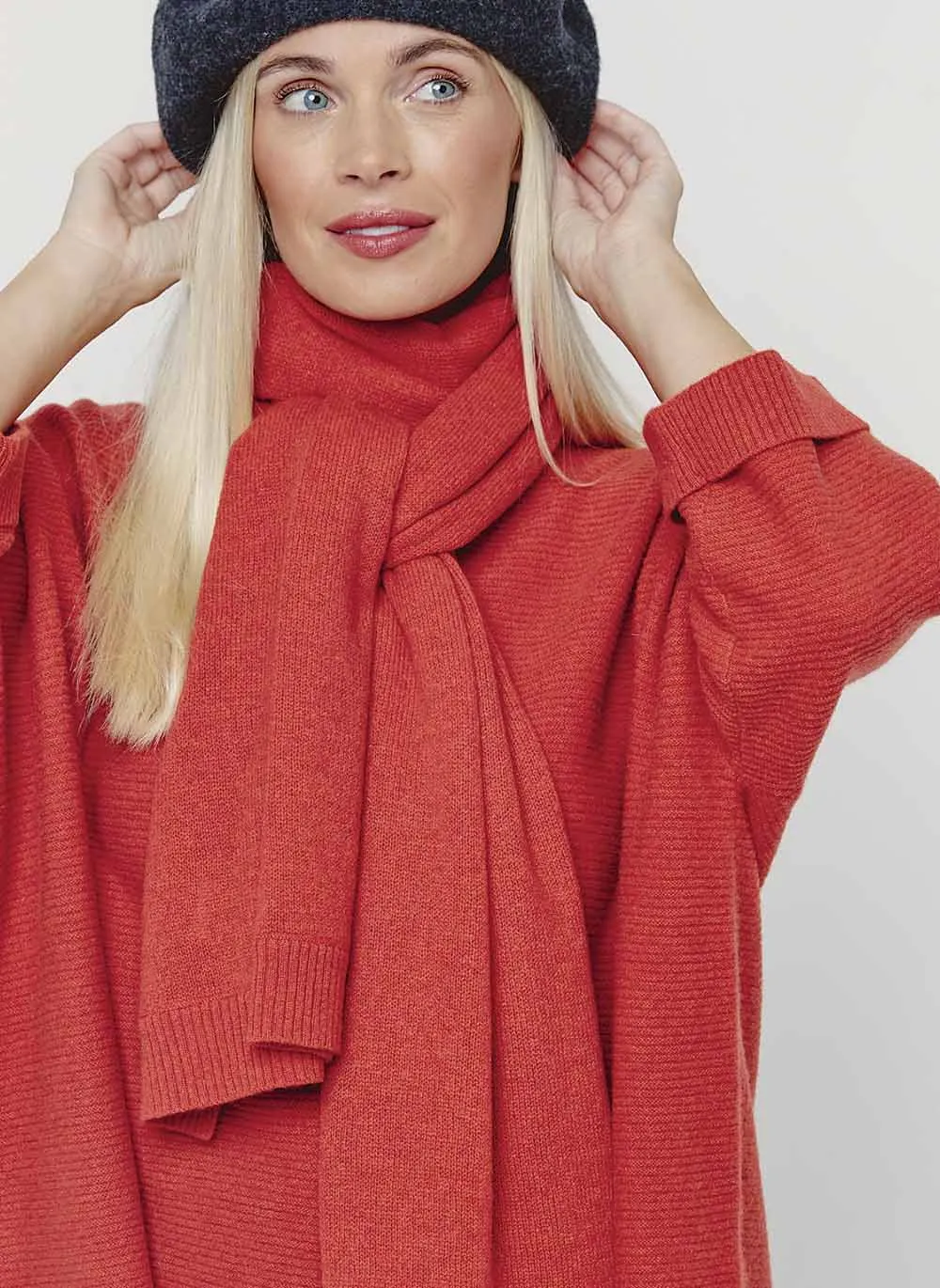 Classic Cashmere Scarf - Red