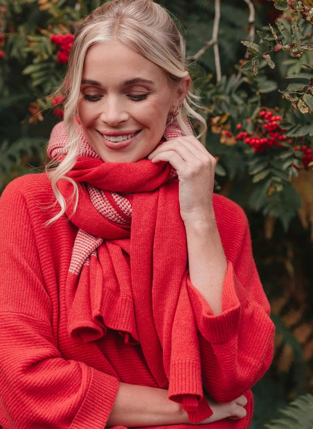 Classic Cashmere Scarf - Red