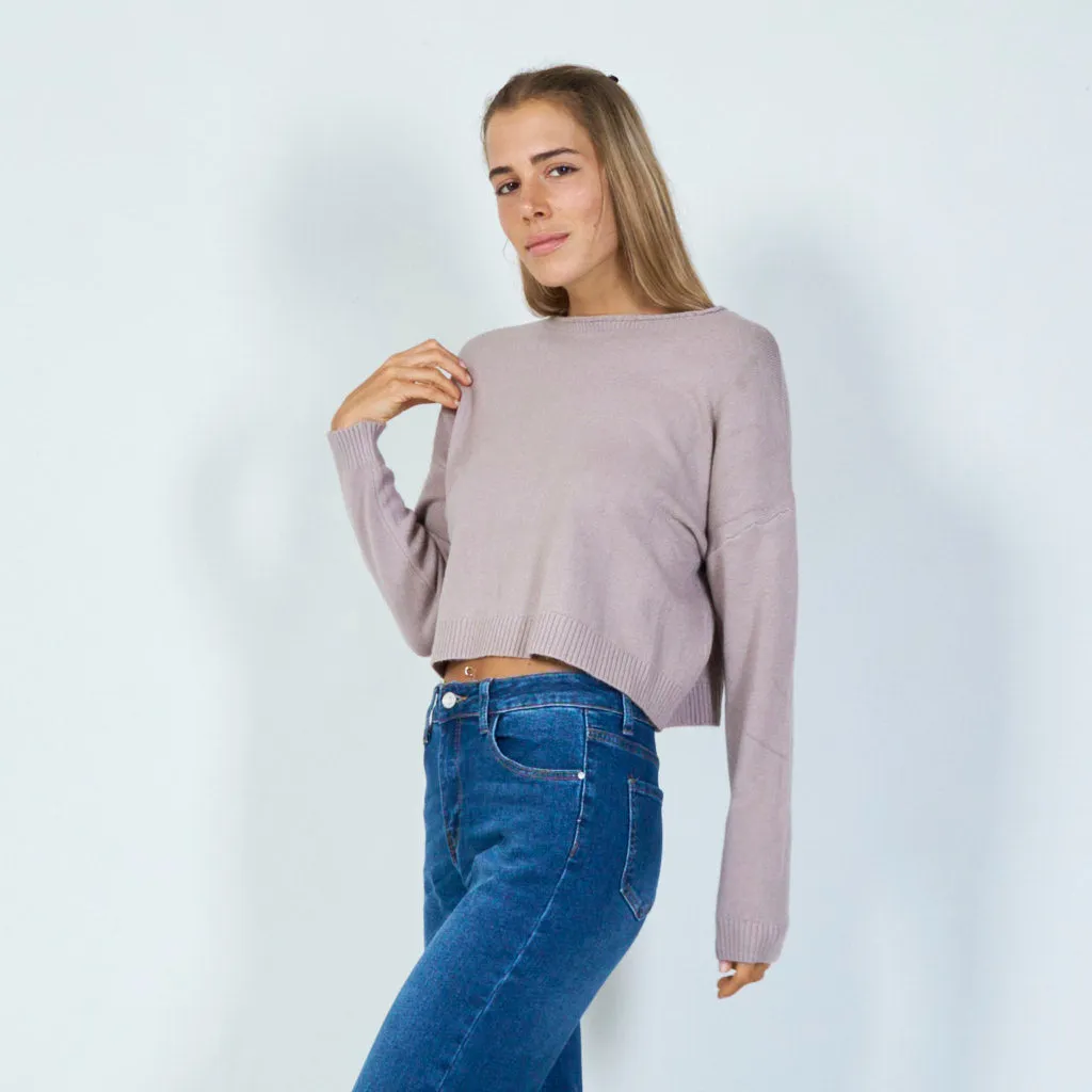 Classic crewneck pullover wholesale