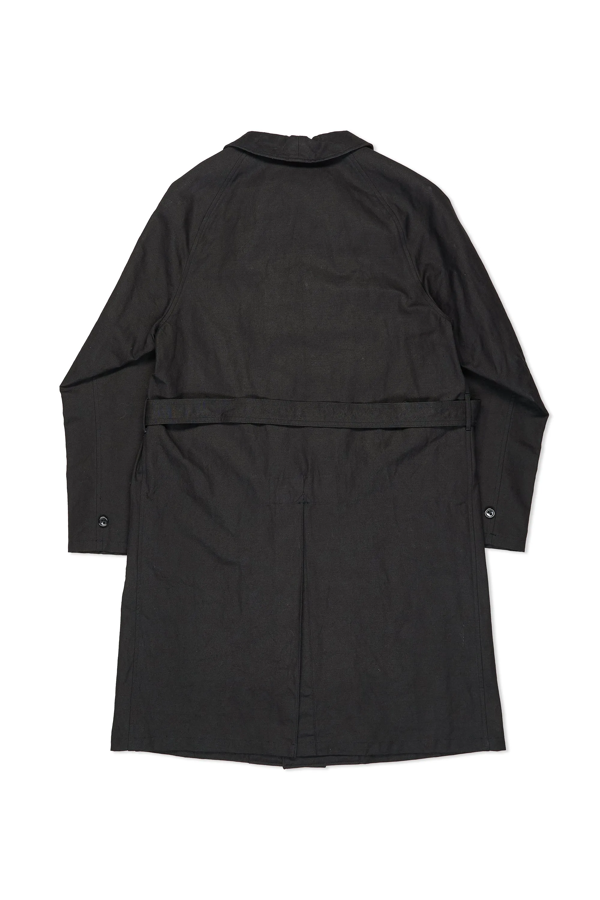 Cohérence Mitsou Black Cotton Linen Coat