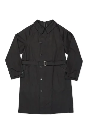 Cohérence Mitsou Black Cotton Linen Coat