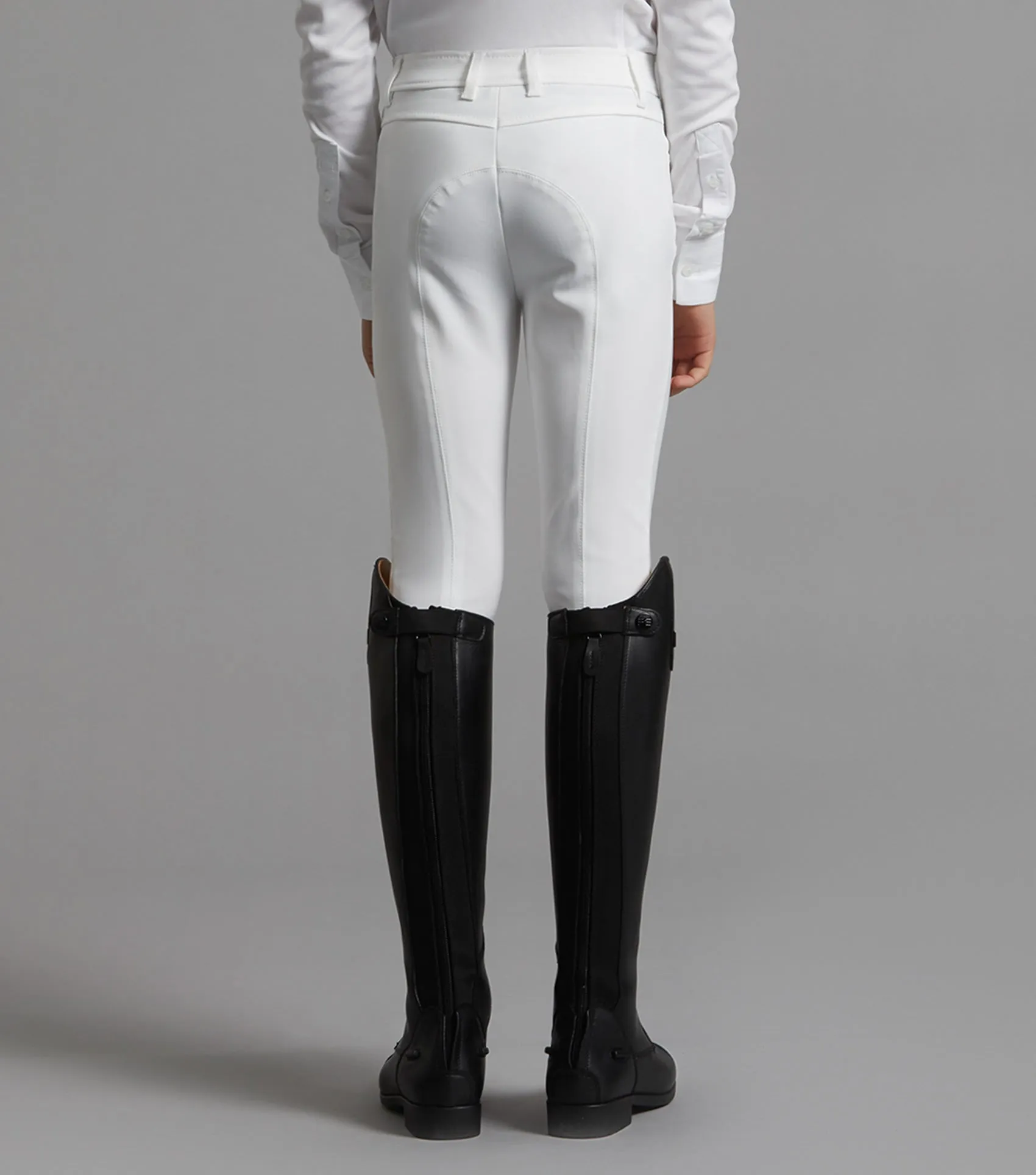 Derby Boys Competition Riding Breeches White