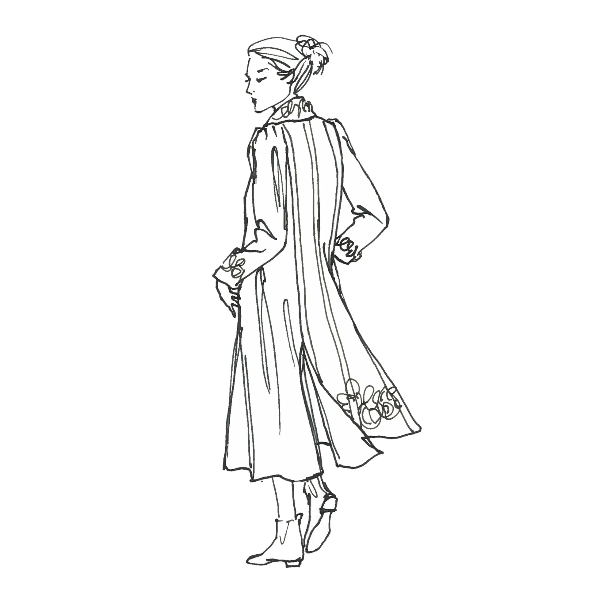 Edwardian Embroidered Duster