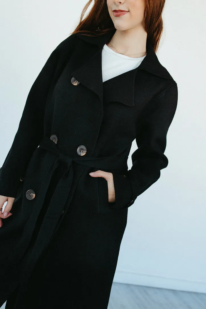 Emberwood Sweater Trench Coat