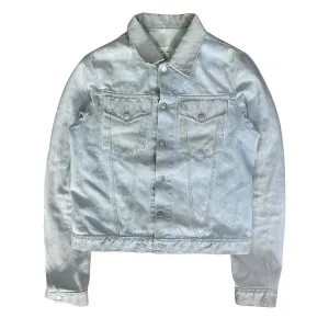 Helmut Lang Sanded Grey Denim Trucker SS99 Sz 48/Medium