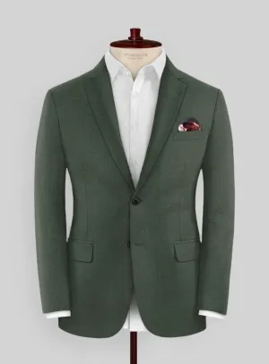 Huddersfield Stretch Autumn Green Wool Jacket