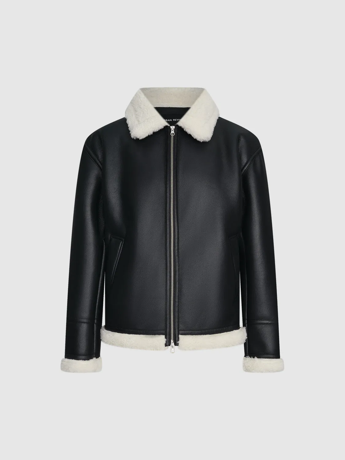 Leather Sherpa Lining Jackets