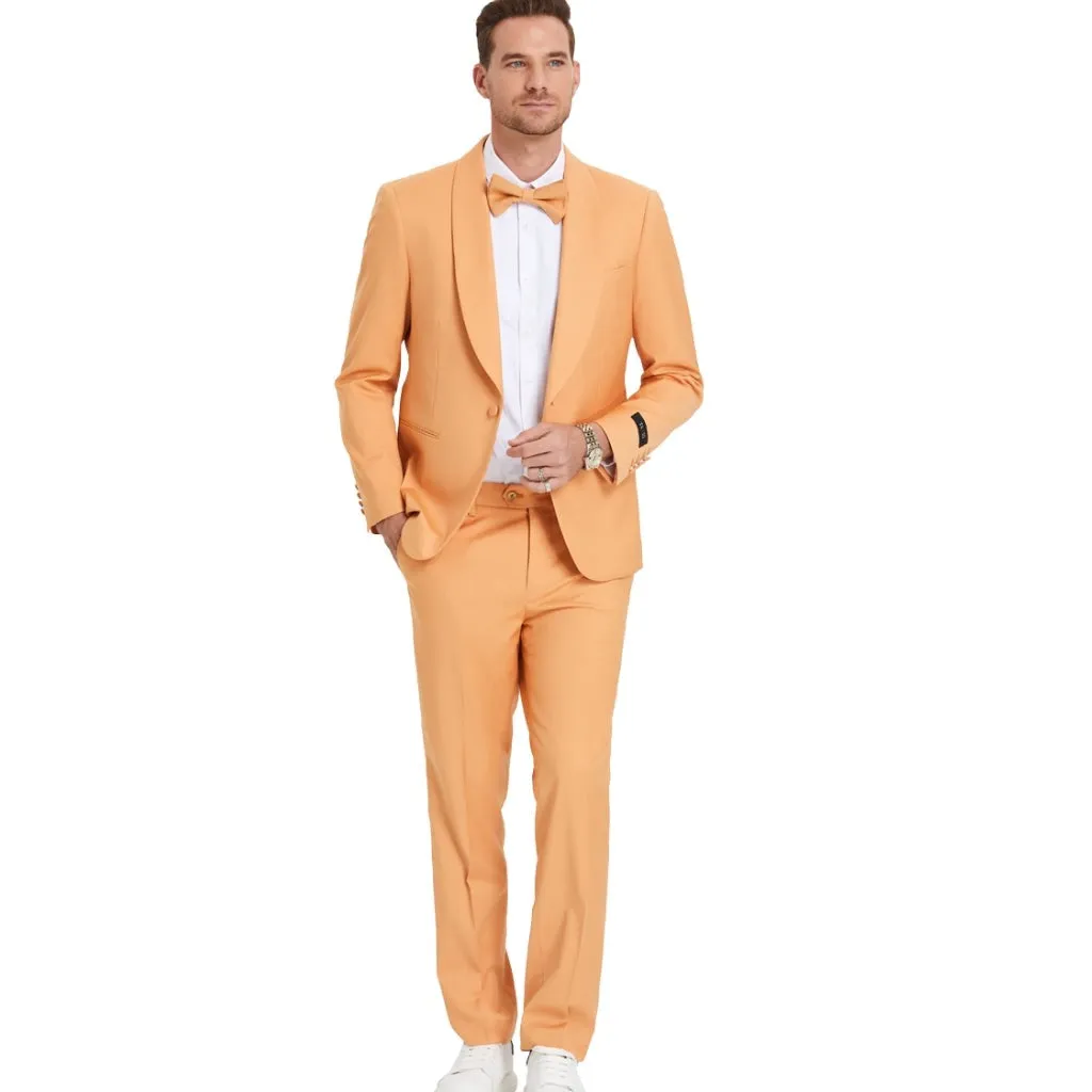 Light Orange Tuxedo with Matching Bowtie