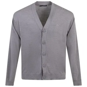 Lucas Knitted Cardigan Grey Melange - AW23