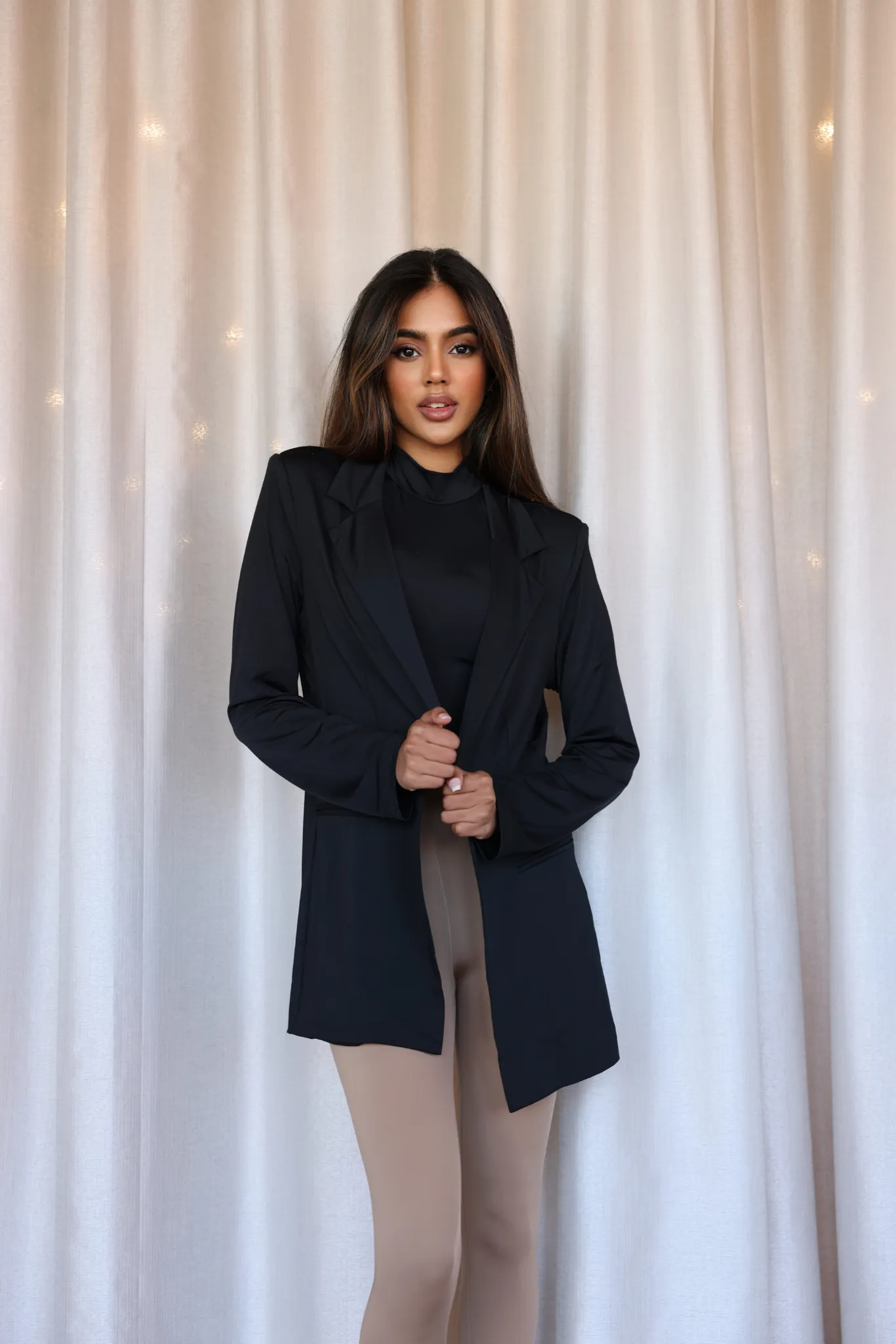 Luxe Blazer Midnight FINAL SALE