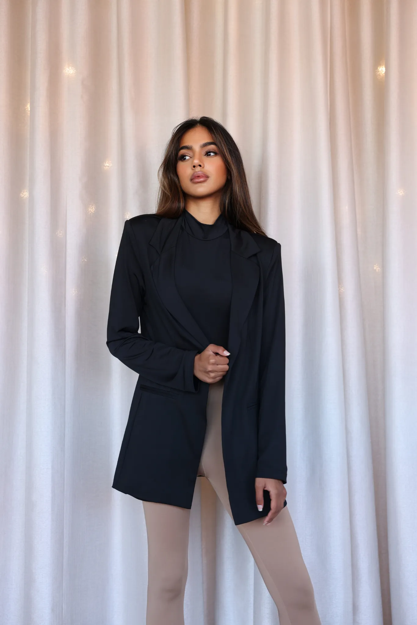 Luxe Blazer Midnight FINAL SALE