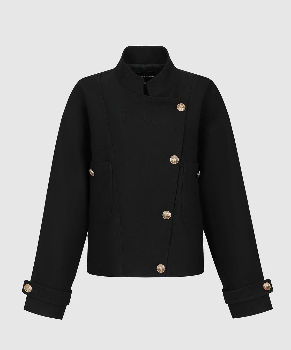 Mandarin Collar Loose Jackets