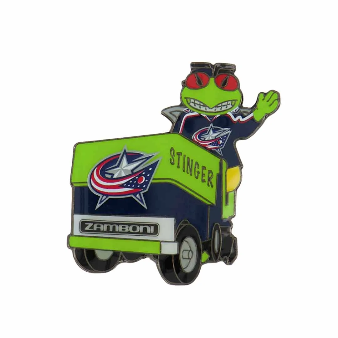 NHL - Columbus Blue Jackets Team Mascot Zamboni Pin (BLUZAMMAS)