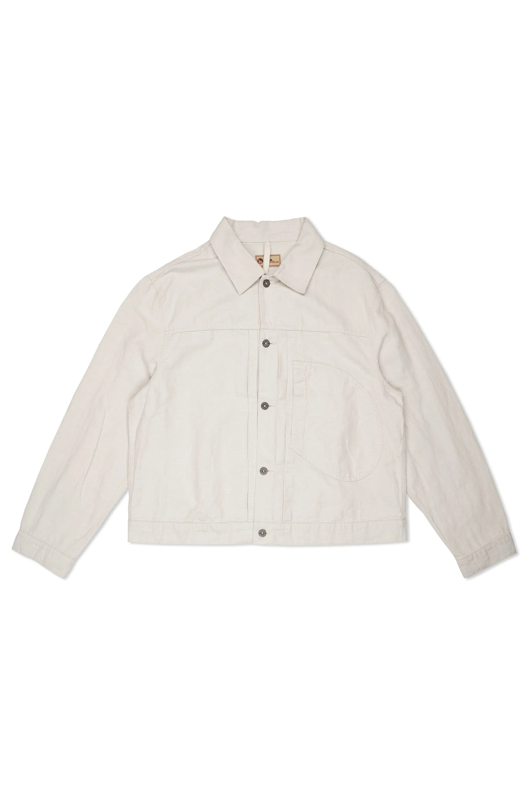 Nigel Cabourn JK-55 Japanese Type1 Off White Cotton Linen Jacket