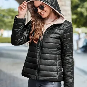 Nina | Warm quilted hoodie jacket