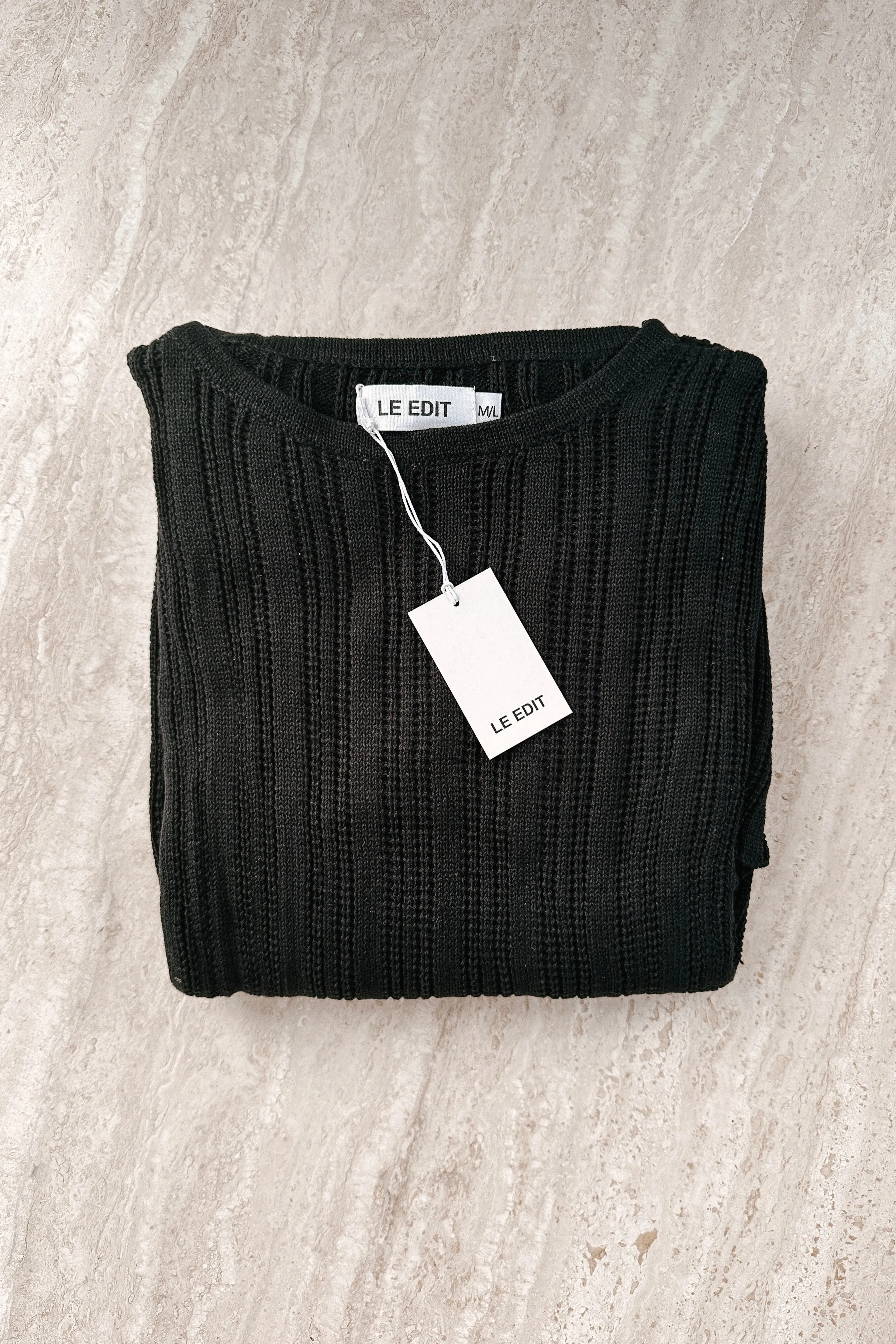 Noir Knit Dress