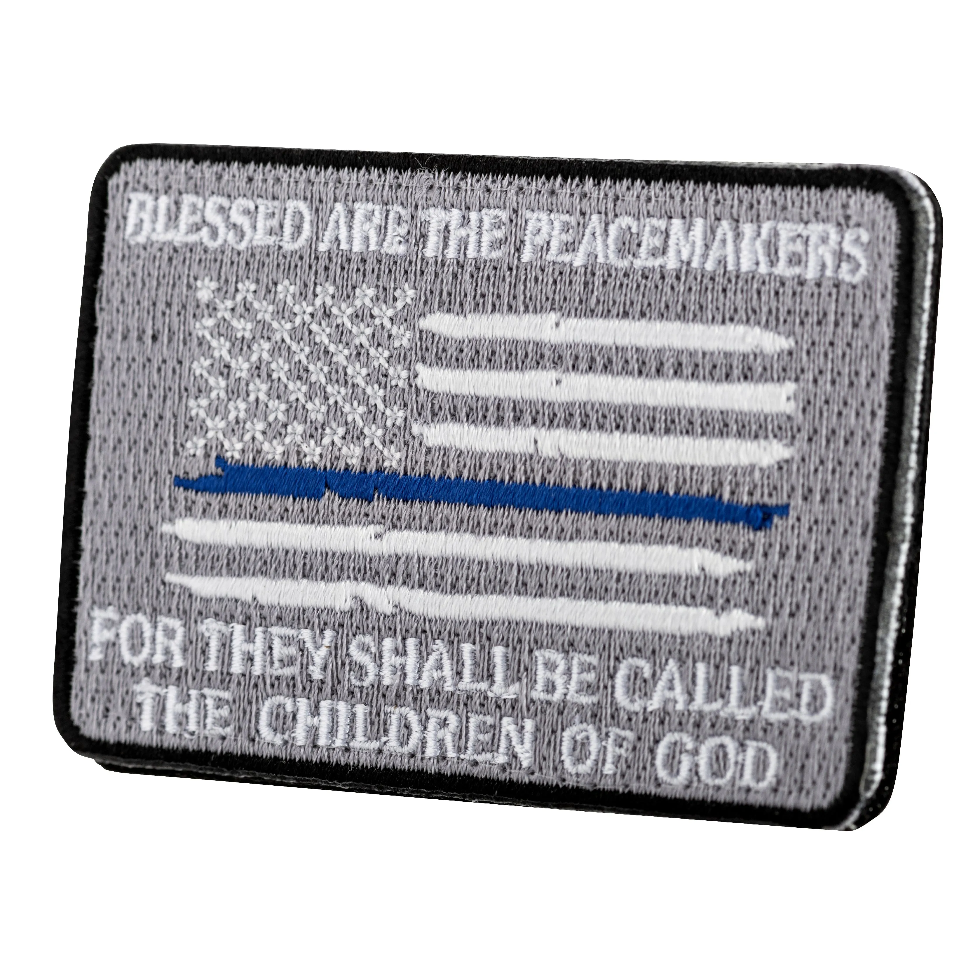 Patch - Blessed are the Peacemakers, Thin Blue Line, Hook-and-Loop