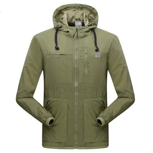 Plus Size Portable Hooded Jackets