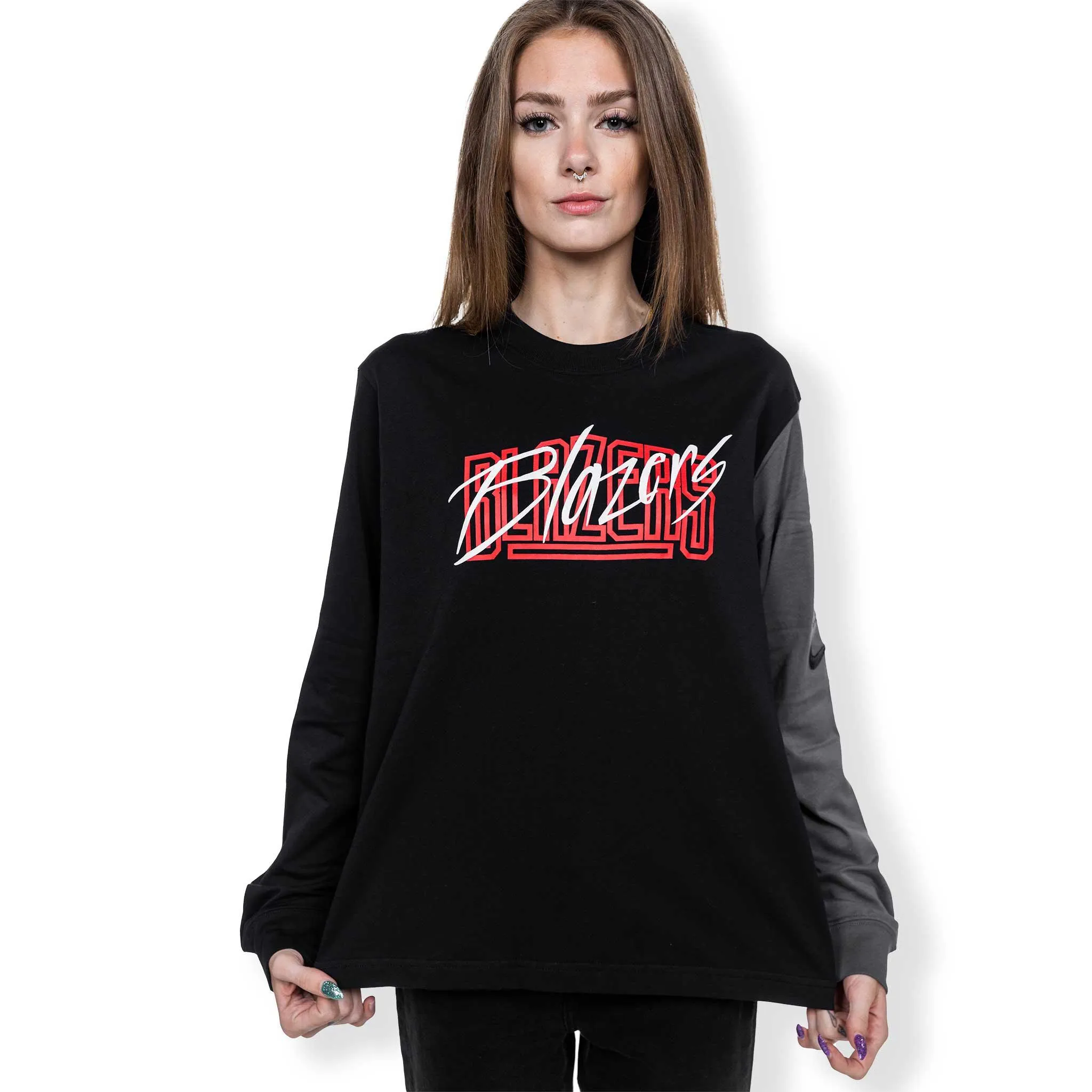 Portland Trail Blazers Nike Women's Long Sleeved T-shirt