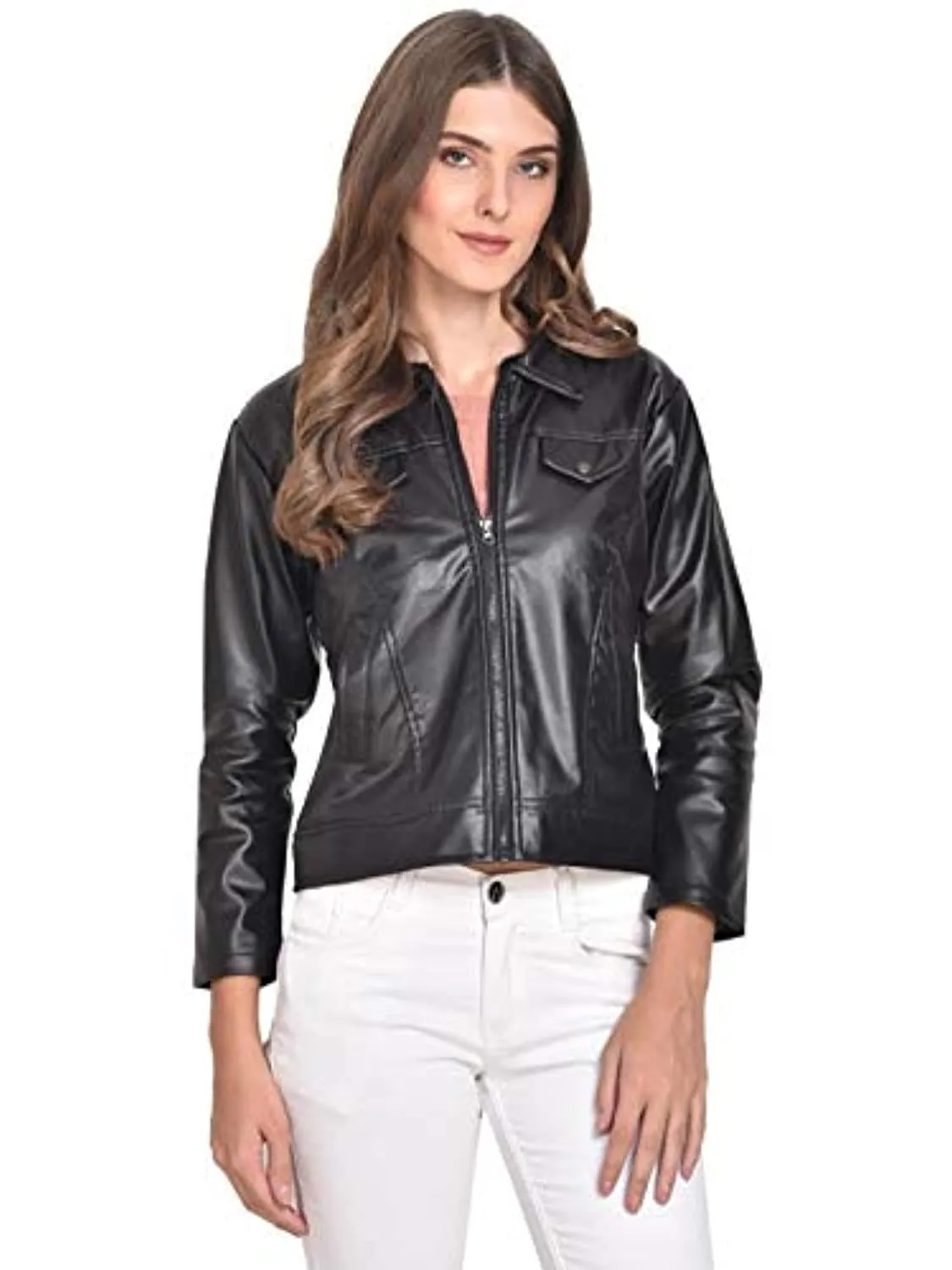 Slim Fit Leather Jacket