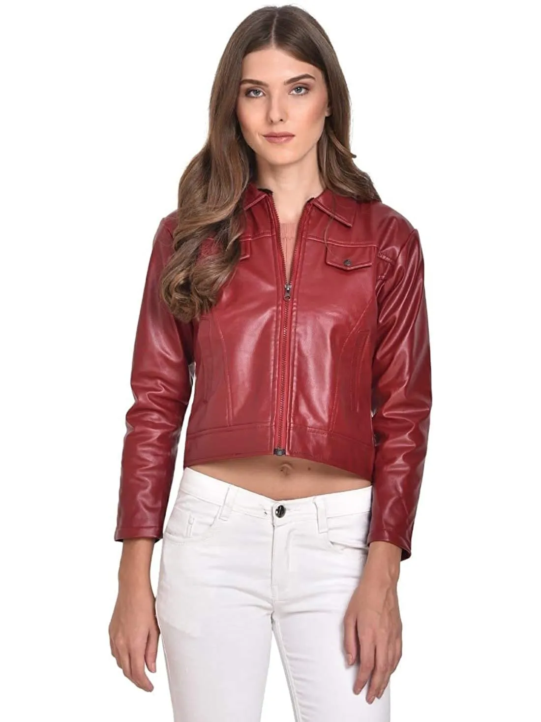 Slim Fit Leather Jacket