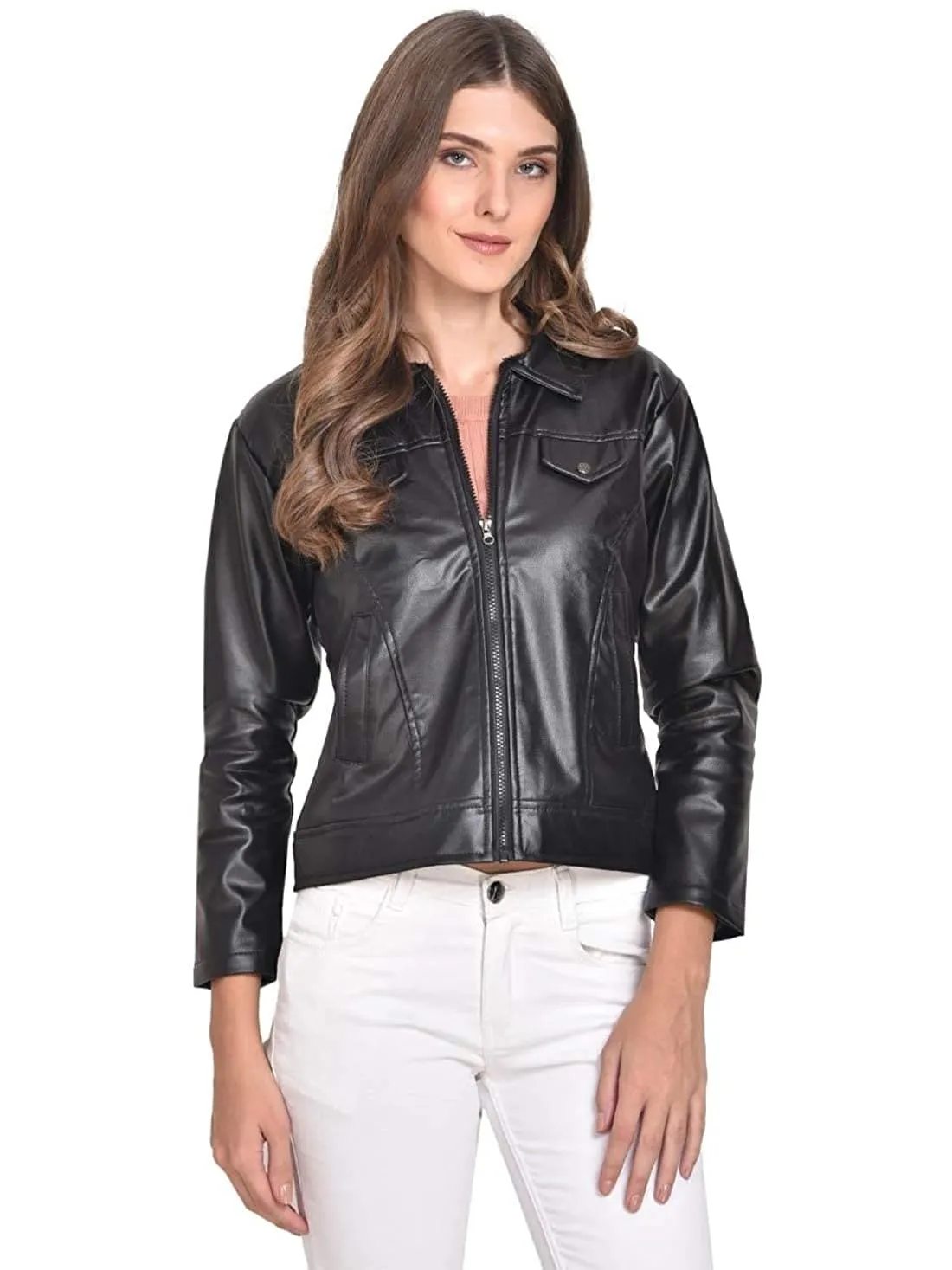 Slim Fit Leather Jacket