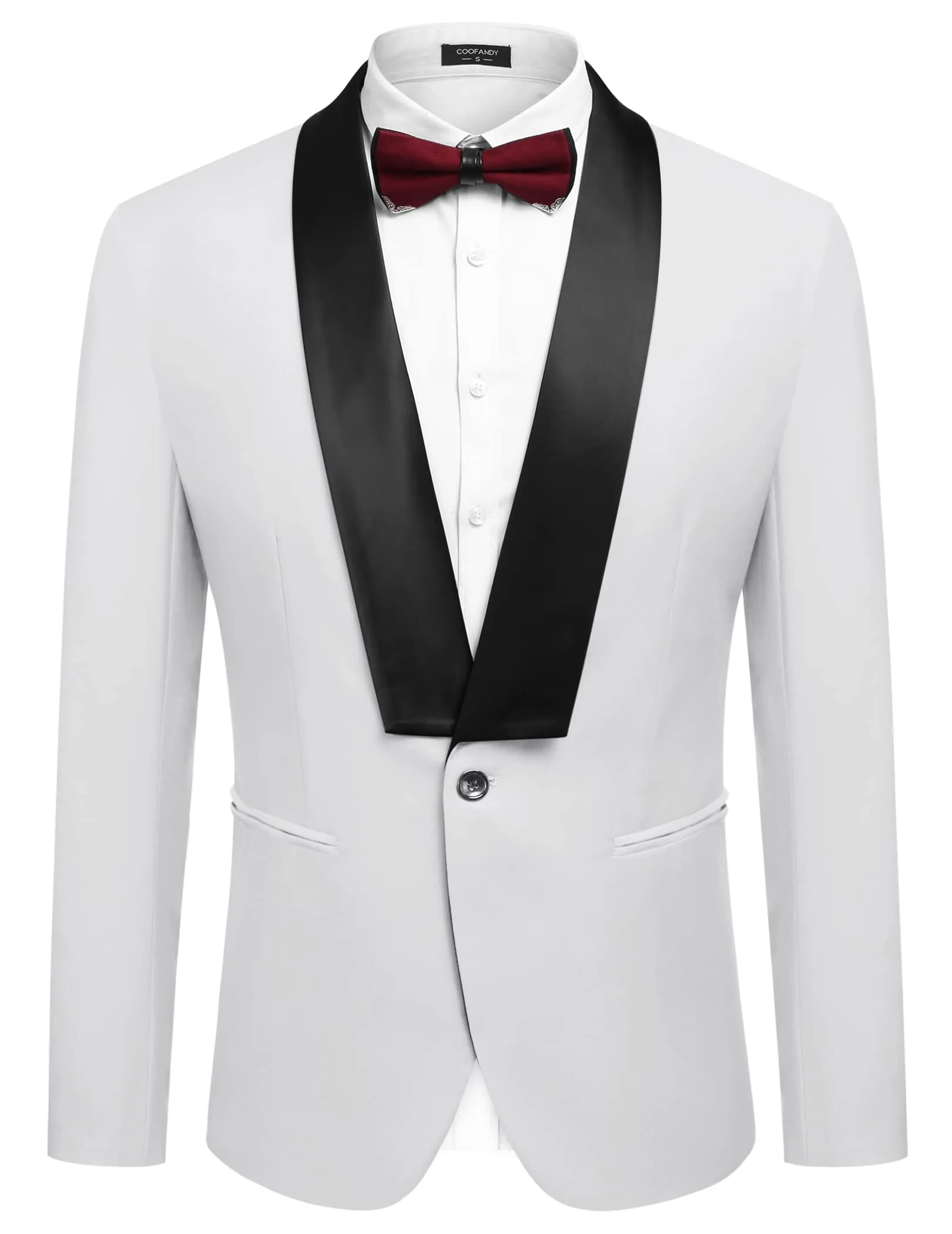 Slim Fit Suits One Button Shawl Lapel Tuxedo (US Only)