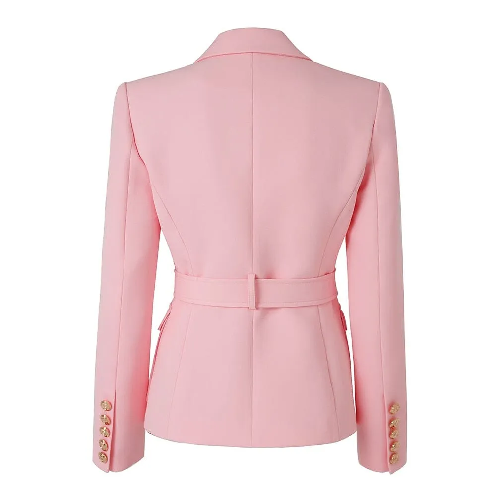 The Bey Long Sleeve Belted Blazer - Multiple Colors