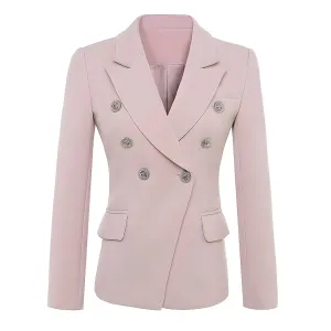 The Priscilla Slim Fit Blazer - Coral