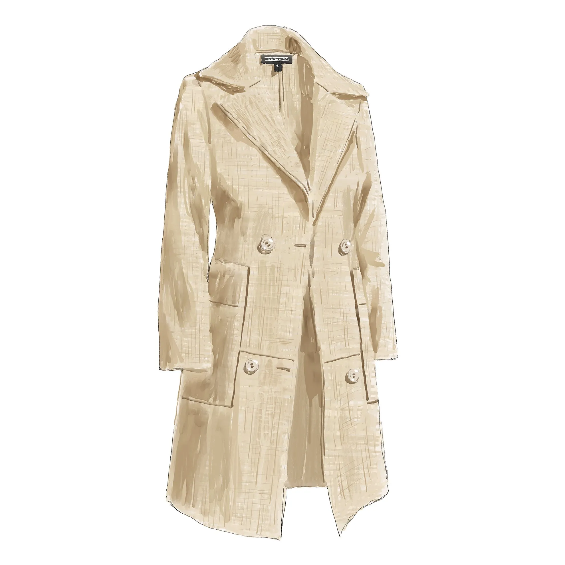 The Time Traveler’s Canvas Peacoat