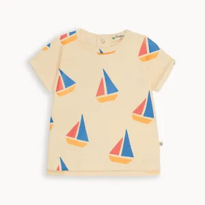 Topper - Multicolour Sailboat Baby & Kids T-Shirt