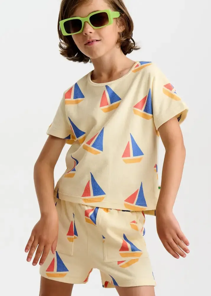 Topper - Multicolour Sailboat Baby & Kids T-Shirt