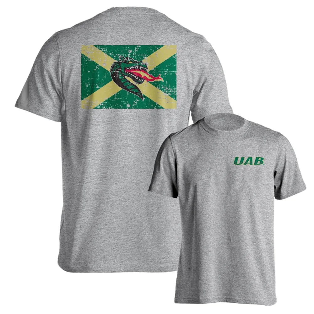 University of Alabama at Birmingham Blazers Flag Logo Short Sleeve Tee