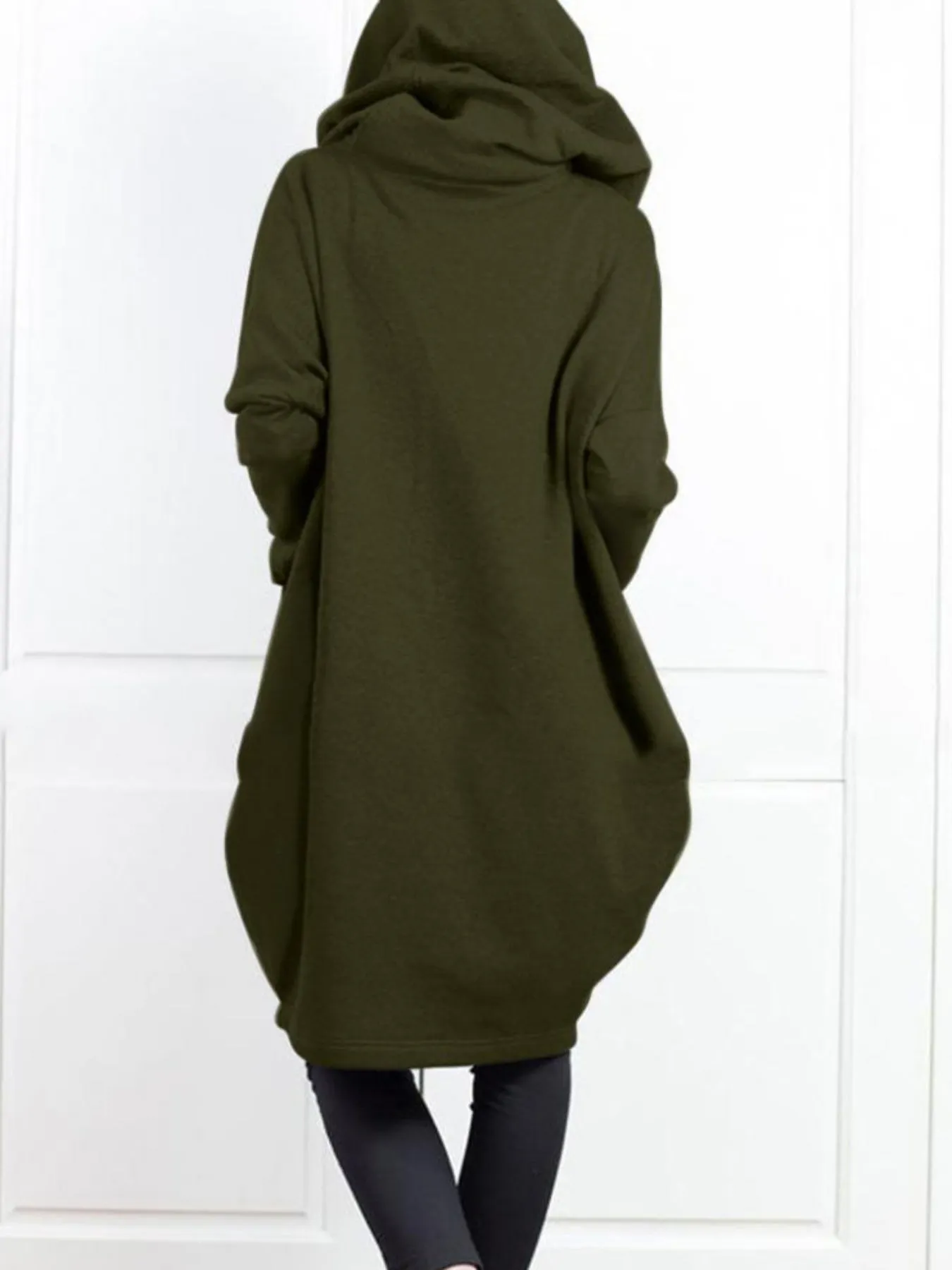 Women's-  Comfortable Long Sleeve Big Pocket Style Sweater