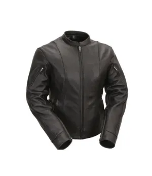 Women's Side Buckle Racer Jacket