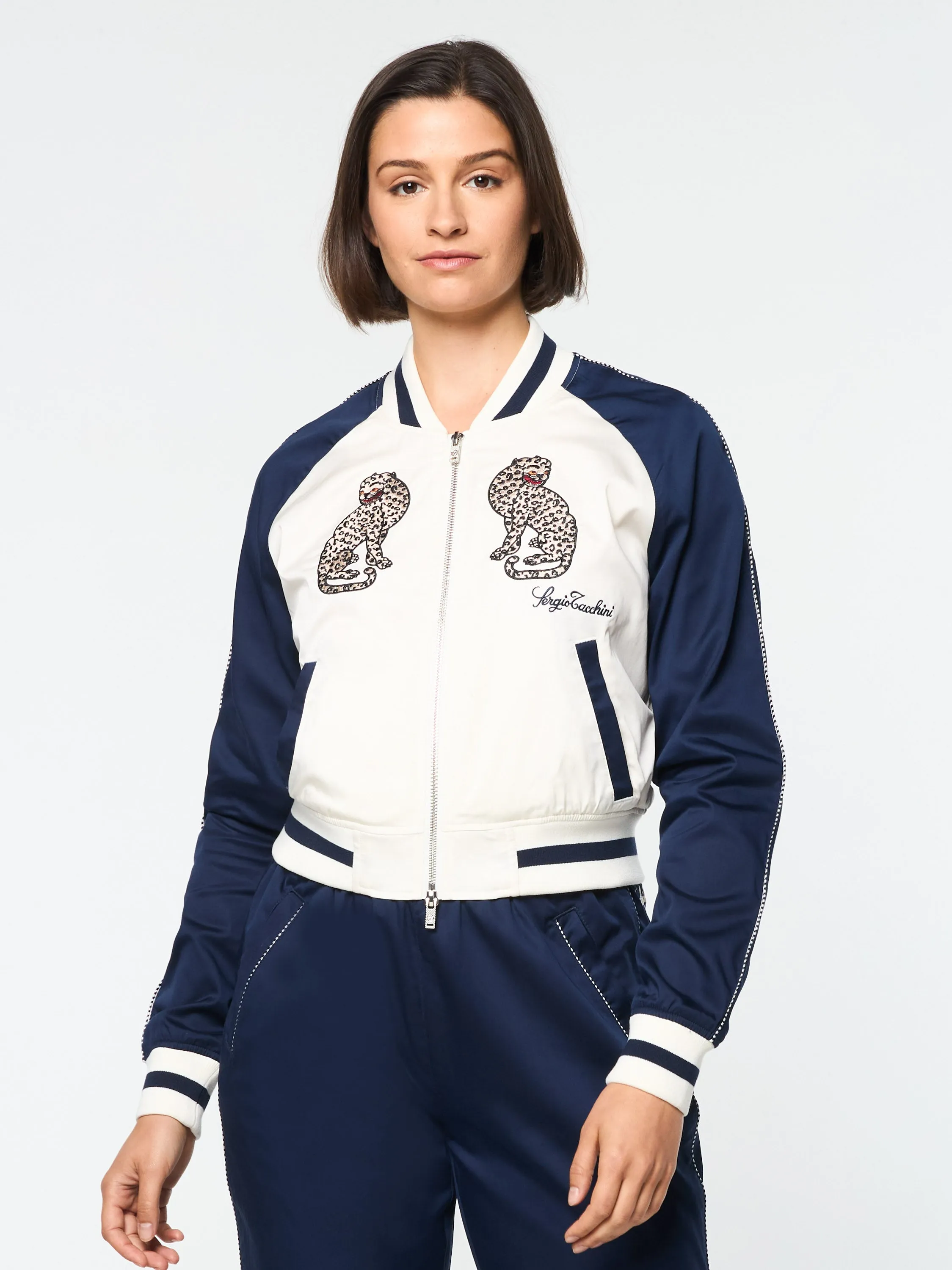 Women's Suveniri Track Jacket- Maritime Blue